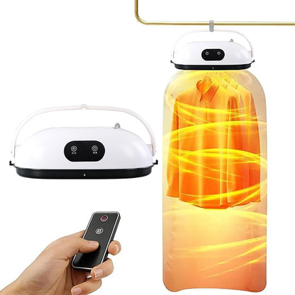 Compact Portable Clothes Dryer with Remote