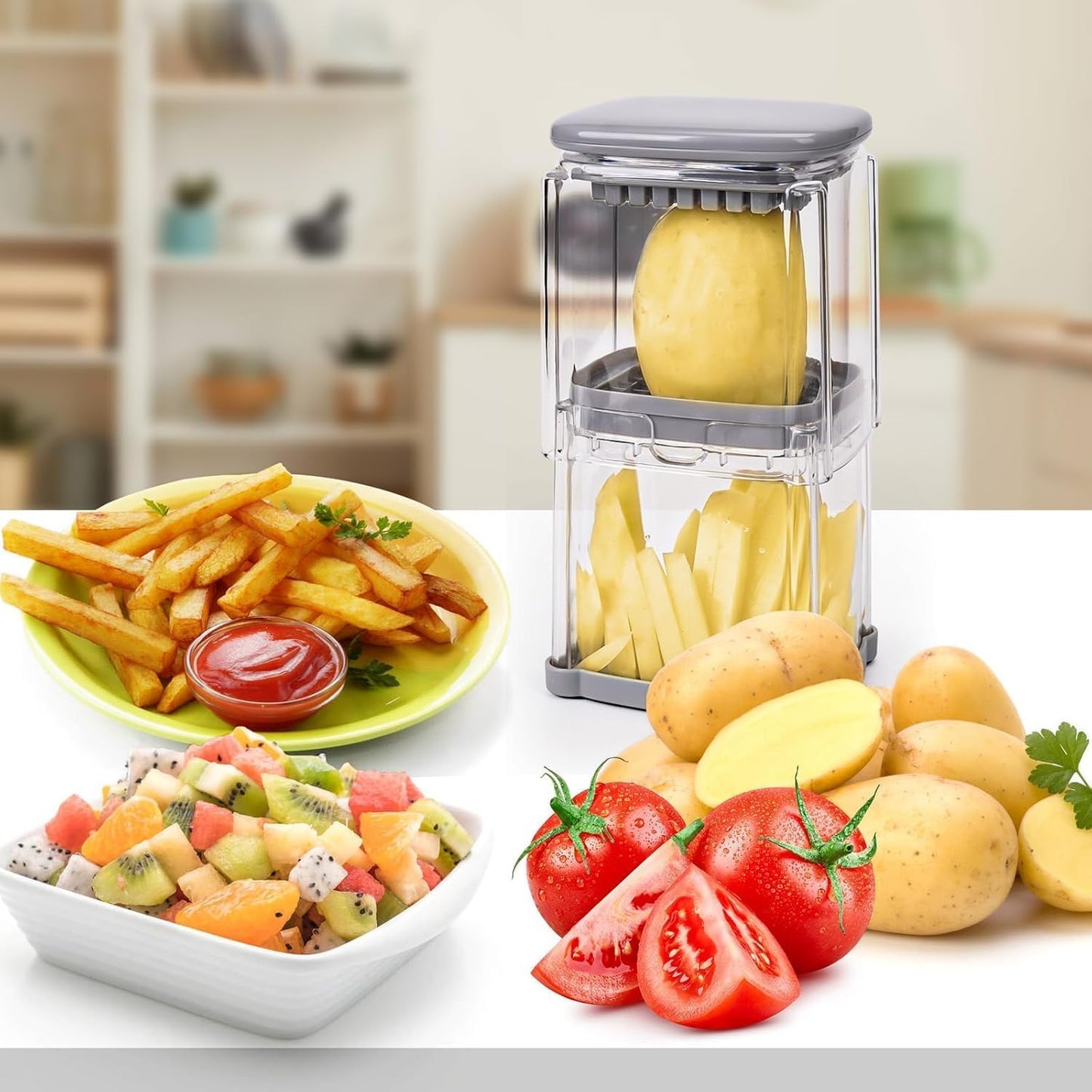 Multi-Blade Vegetable & Fruit Chopper & Slicer