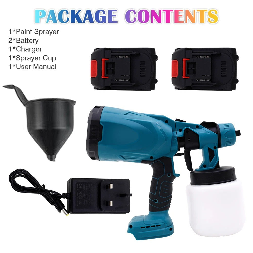 Electric High-Pressure Cordless Paint Sprayer
