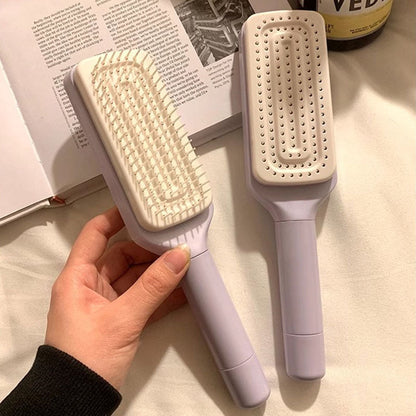 Rotatable Self Cleaning Hair Brush