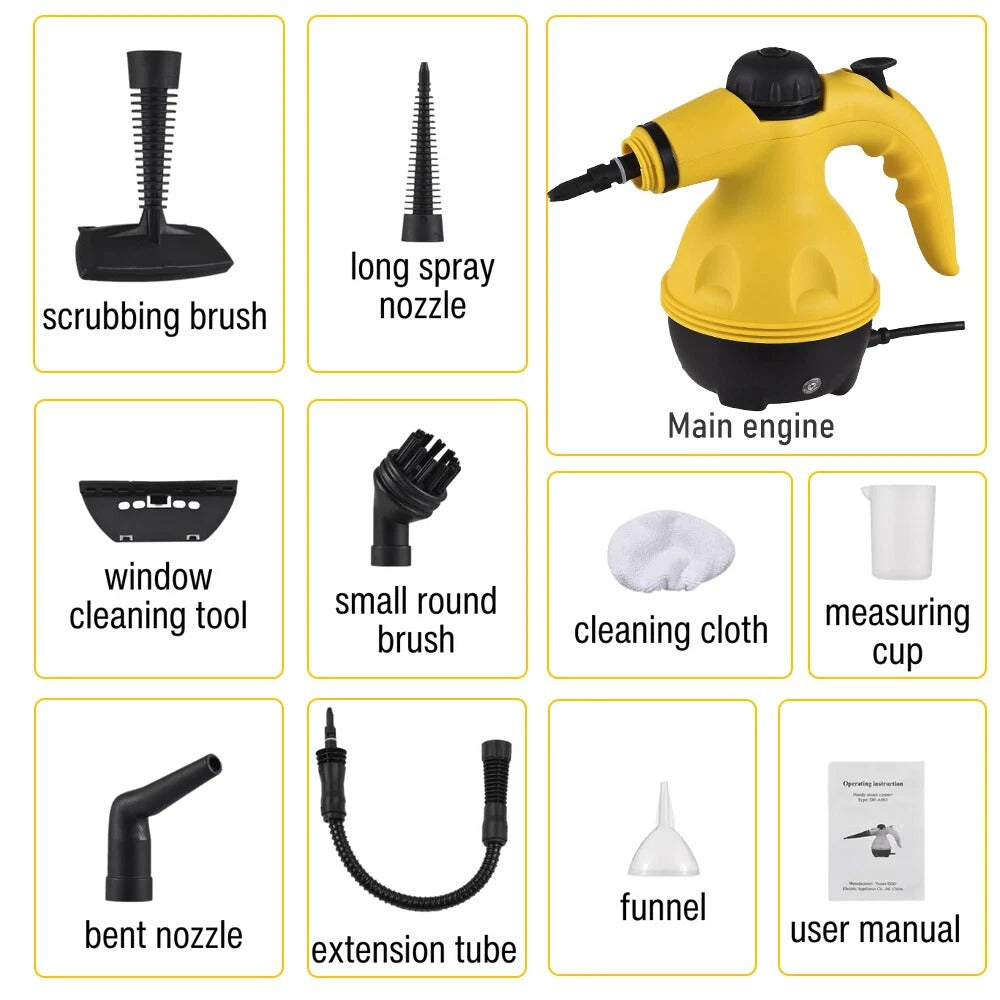 Multi-Purpose Handheld Steam Cleaner – Cleaning Made Easy