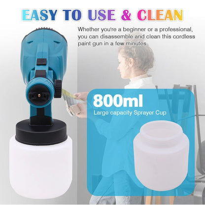 Electric High-Pressure Cordless Paint Sprayer