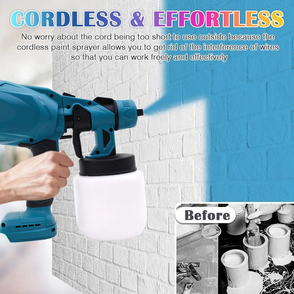 Electric High-Pressure Cordless Paint Sprayer