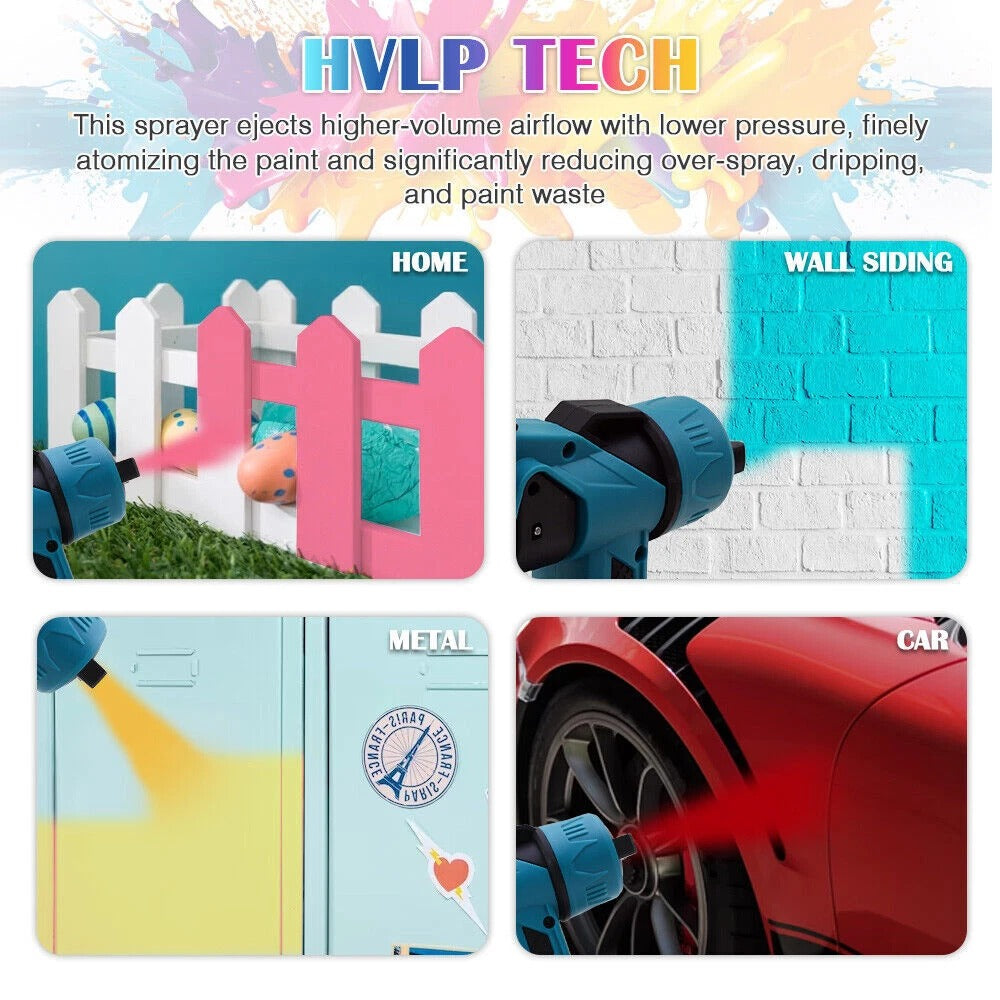 Electric High-Pressure Cordless Paint Sprayer